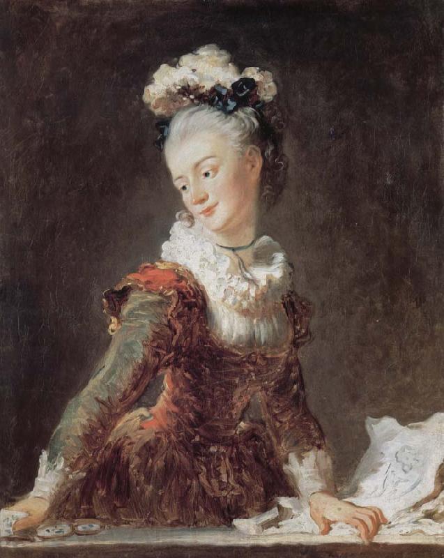 Jean Honore Fragonard Dancing girl lucky Miss Mar portrait Spain oil painting art